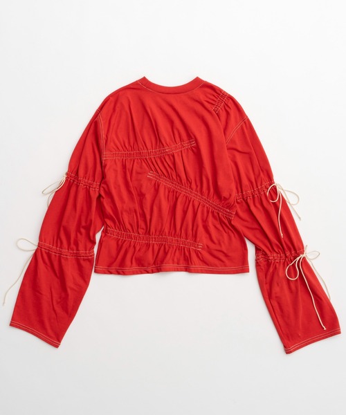 MAISON SPECIAL◆長袖カットソー/FREE/ポリエステル/BLK/21221315405// MAISON SPECIAL 「MAISON SPECIAL」 長袖カットソー FREE