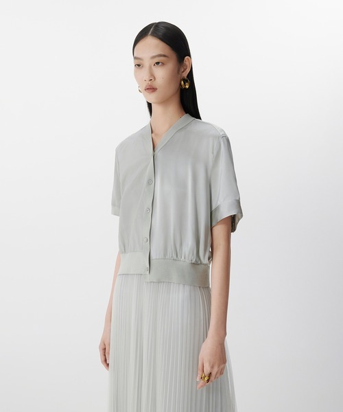 カーディガン Dual Texture Elegance Cardigan / エレガンスカーディガン レディース