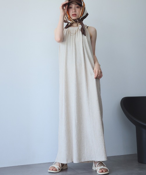 Ampirula ワンピース アメリカンスリーブロングワンピース : ZOZOTOWN