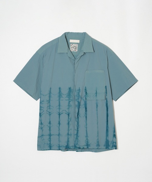 シャツ Hand-dyed open collar SH メンズ レディースの画像