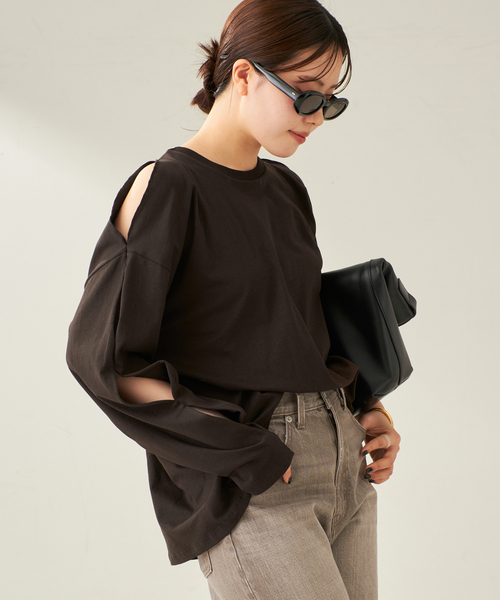 Plage - ベースレンジ　Tシャツ plage tシャツ BASERANGE / ベースレンジ PIN LONG スリーブ