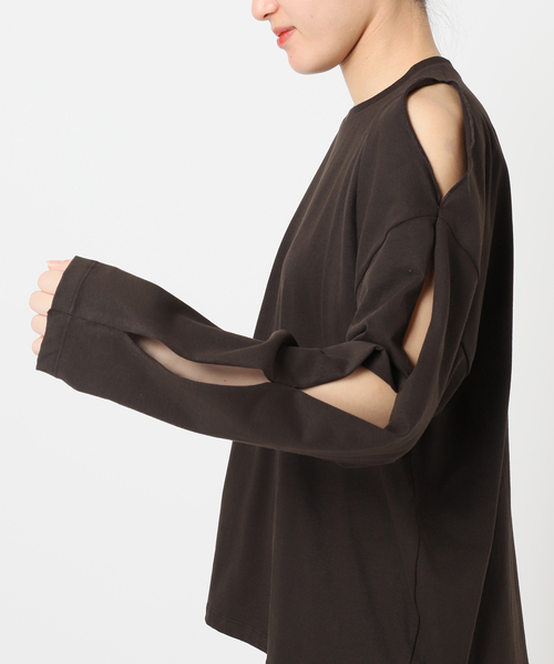 tシャツ BASERANGE / ベースレンジ PIN LONG スリーブ レディース plage tシャツ BASERANGE / ベースレンジ PIN LONG スリーブ