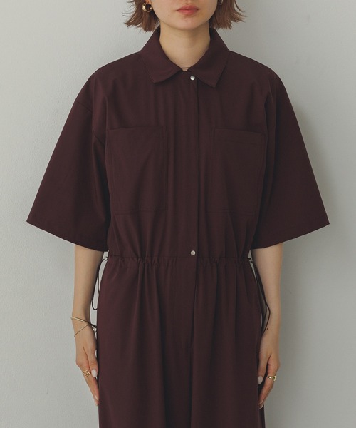 レディース❤️ジャンプスーツ　オーバーオール　サロペット ALEXIA STAM サロペット オーバーオール Front Zip V Neck