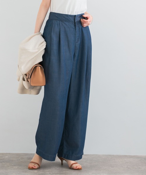 「URBAN RESEARCH ROSSO WOMEN」 デニムパンツ 38 インディゴブルー レディース
