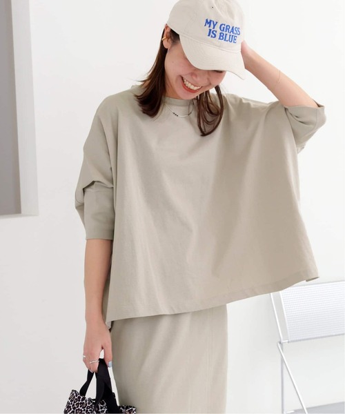 「JOURNAL STANDARD relume」 7分袖カットソー FREE グレー レディース