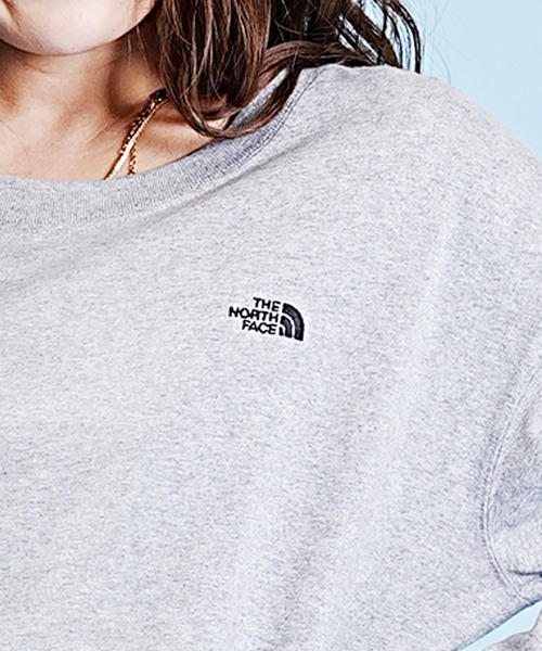 THE NORTH FACE 「THE FACE」 長袖ワンピース L ミックスグレー