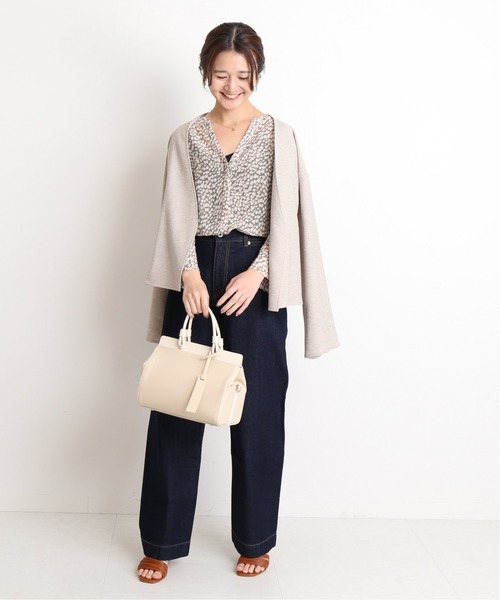 「SLOBE IENA」 加工デニムパンツ 38 ブルー レディース