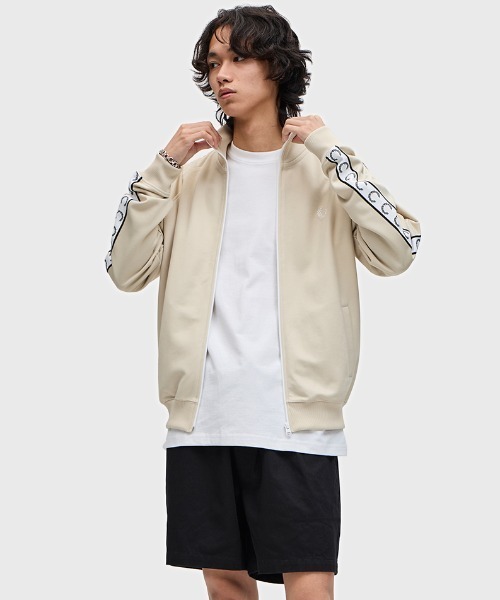 FRED PERRY 「FRED PERRY」 ジャージブルゾン X-LARGE ブラック