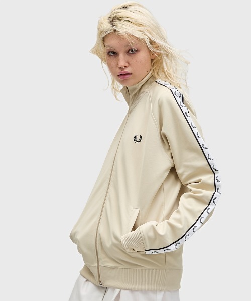 Fred Perry フレッドペリー　ジャージ TAPED TRACK JACKET J4620 885_CARBON BLUE（ジャージ）｜FRED