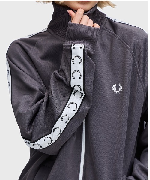 FRED PERRY 「FRED PERRY」 ジャージブルゾン X-LARGE ブラック