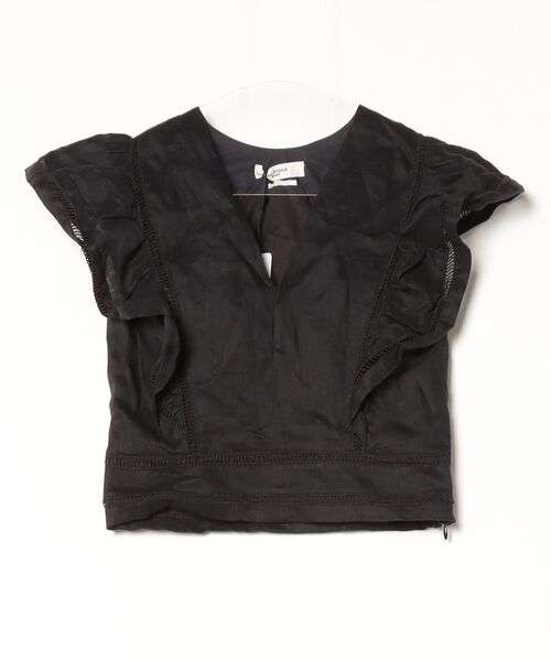 「ISABEL MARANT」 ノースリーブブラウス 36 ブラック レディース