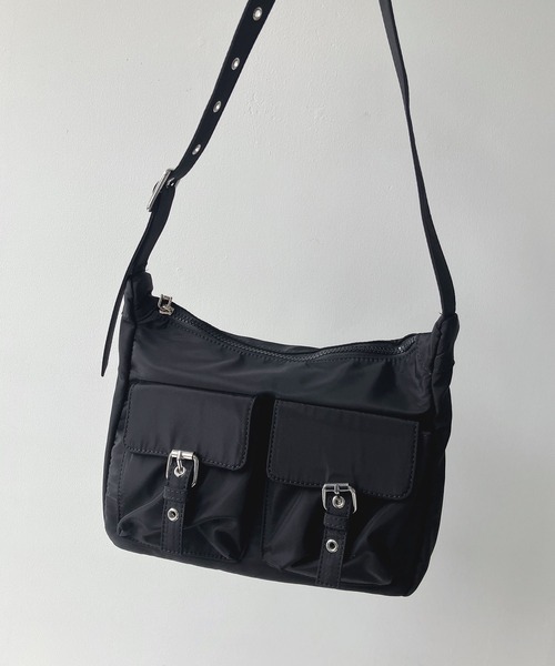 ノベルティ ショルダーバッグ asw AS KNOW AS（アズノゥアズ） ショルダーバッグ バッグ ダブルポケット