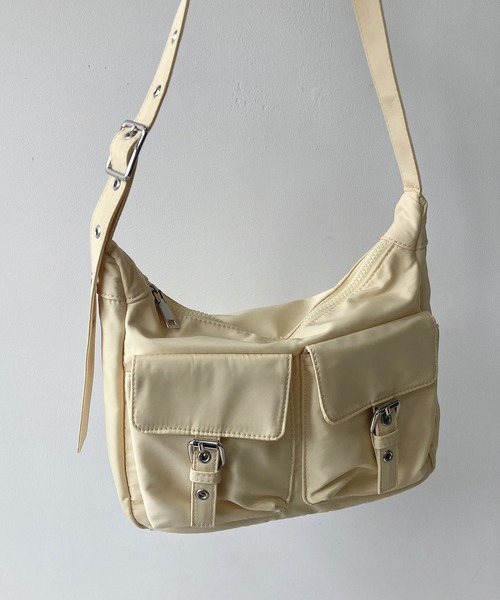 AS KNOW AS（アズノゥアズ） ショルダーバッグ バッグ ダブルポケット