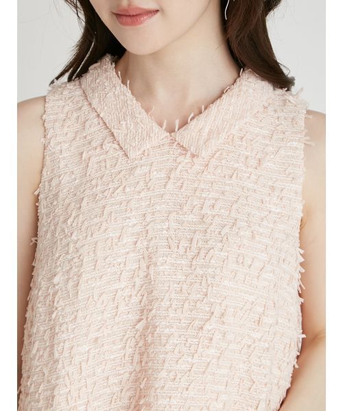 CELFORD（セルフォード） ブラウス シャツ ツイードライクAライン