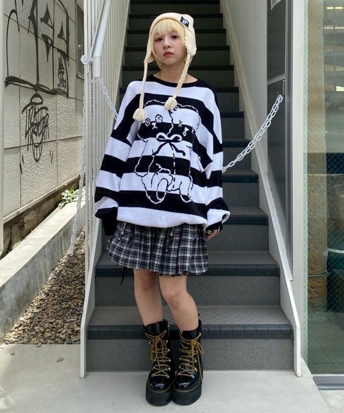 Candy Stripper（キャンディーストリッパー） ニット セーター TWIN