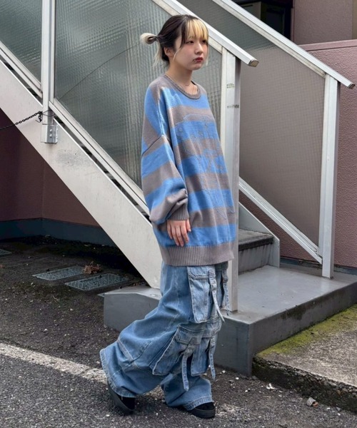 Candy Stripper（キャンディーストリッパー） ニット セーター TWIN