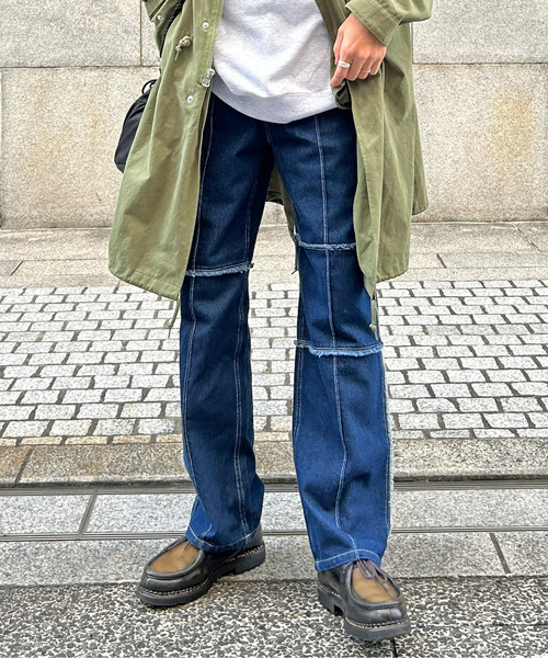「CPCM」 デニムパンツ MEDIUM ブラック メンズ