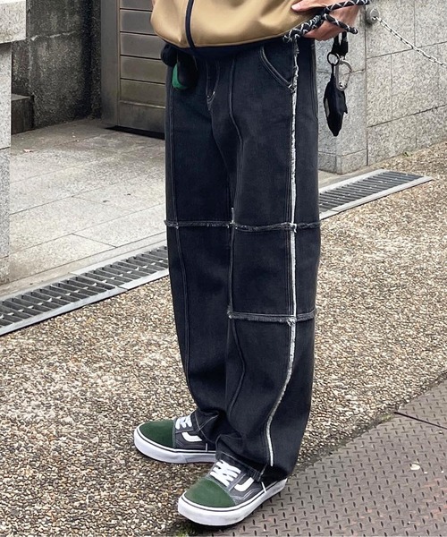 「CPCM」 デニムパンツ MEDIUM ブラック メンズ