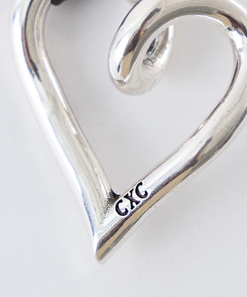 CXC（シーエックスシー） キーホルダー 「CXC」ハートキーリング