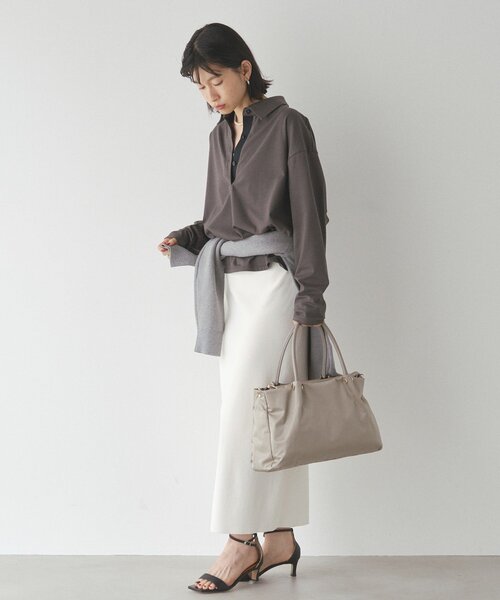 russet トートバッグ 三層2wayトートバッグ M レディース