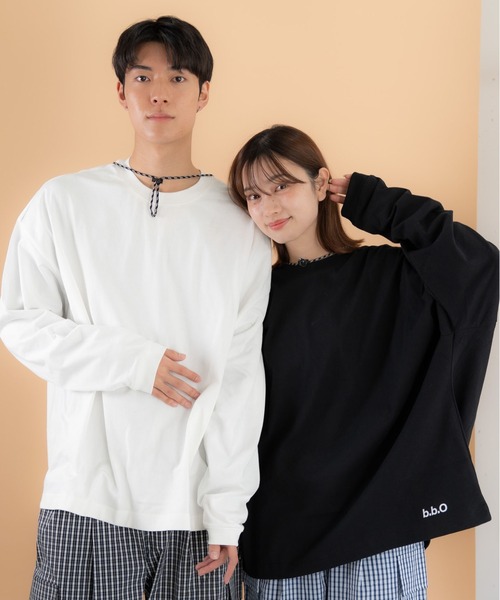 bashful base Oriental tシャツ 「bbO」バックロゴボリュームロンT