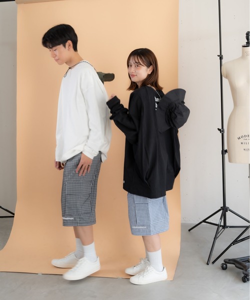bashful base Oriental tシャツ 「bbO」バックロゴボリュームロンT