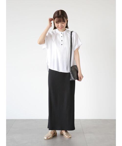 「Lugnoncure」 ドルマンスリーブブラウス F ネイビー レディース_画像5