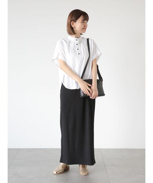 「Lugnoncure」 ドルマンスリーブブラウス F ネイビー レディース_画像6