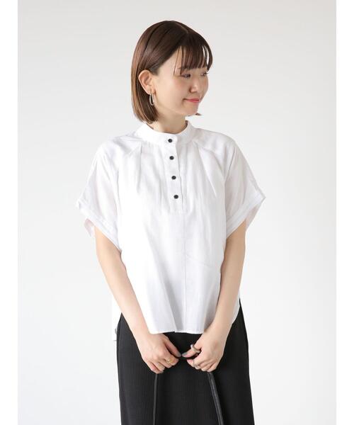 「Lugnoncure」 ドルマンスリーブブラウス F ネイビー レディース_画像7