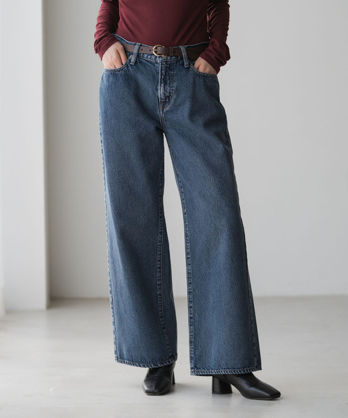 NEEDBY heritage（ニードバイヘリテージ） ワイドパンツ ジーンズ