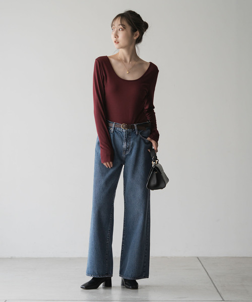 NEEDBY heritage（ニードバイヘリテージ） ワイドパンツ ジーンズ