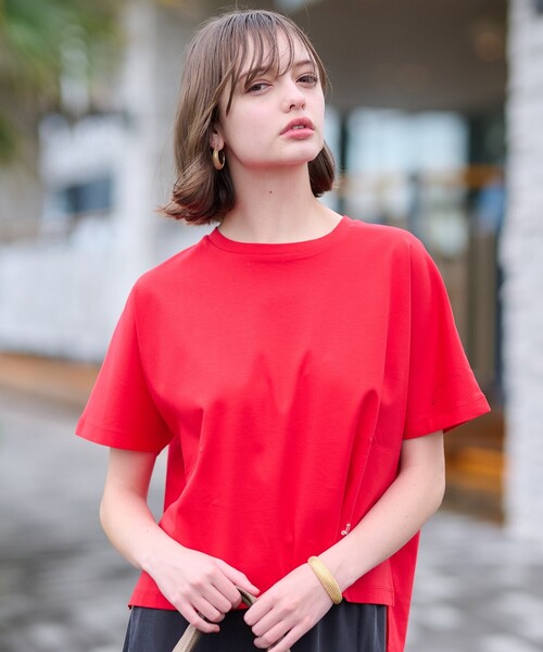 「DRESSTERIOR」 半袖Tシャツ 34 ホワイト レディース_画像2