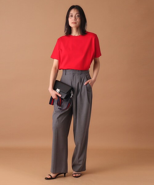 「DRESSTERIOR」 半袖Tシャツ 34 ホワイト レディース_画像9