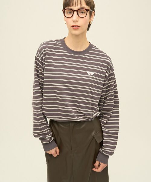 tシャツ PENNEY'S レトロボーダーロングTシャツ レディース | AMERICAN HOLIC | 01