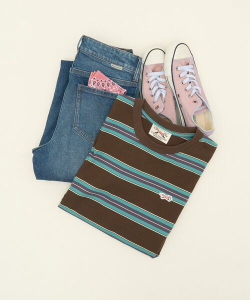 tシャツ PENNEY'S レトロボーダーロングTシャツ レディース | AMERICAN HOLIC | 19