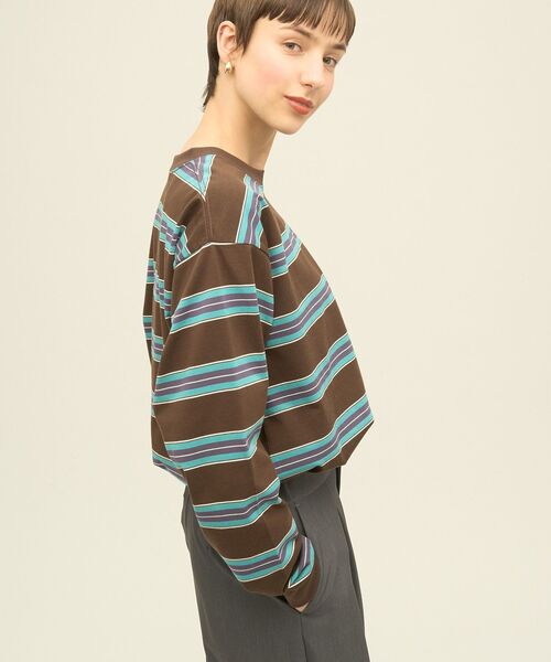 tシャツ PENNEY'S レトロボーダーロングTシャツ レディース | AMERICAN HOLIC | 22