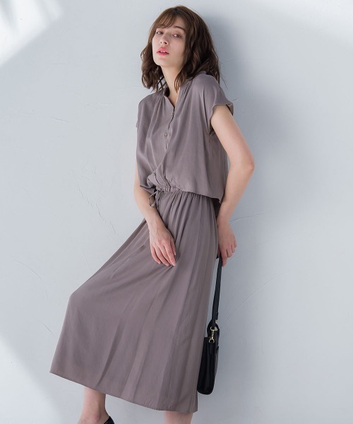 「ketty」 半袖ワンピース M グリーン レディース_画像9