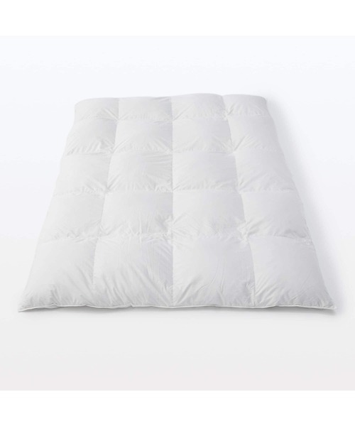 無印良品（MUJI） ベッド 寝具 防ダニ 羽毛掛ふとん・中厚手／D 