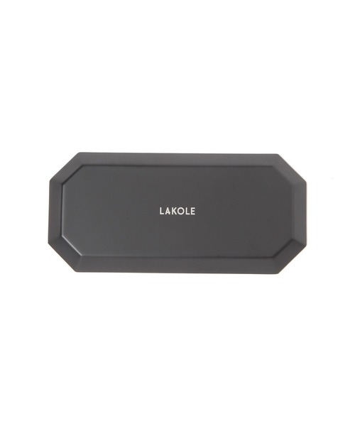 LAKOLE（ラコレ） インテリア ステンレストレー「オクタゴン」ブラック