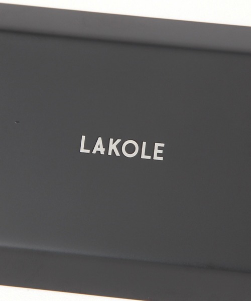 LAKOLE（ラコレ） インテリア ステンレストレー「オクタゴン」ブラック