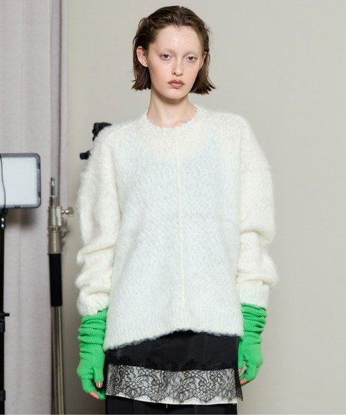 MAISON SPECIAL（メゾンスペシャル） ニット セーター Slub Brush Knit 