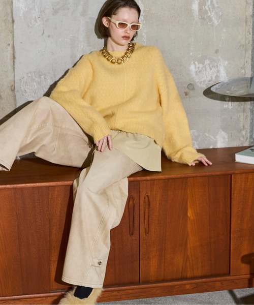 MAISON SPECIAL（メゾンスペシャル） ニット セーター Slub Brush Knit