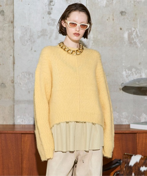 〖即完品〗maison special コラボレーションニットサイズ0 MAISON SPECIAL（メゾンスペシャル） セーター ニット 「UNISEX