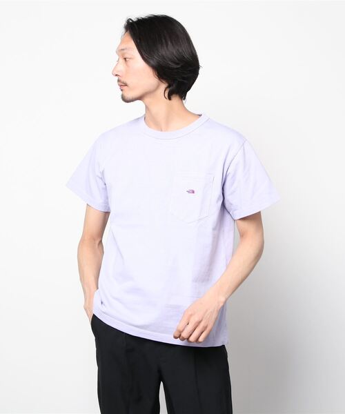 THE NORTH FACE PURPLE LABEL 「THE LABEL」 半袖Tシャツ L ライラック