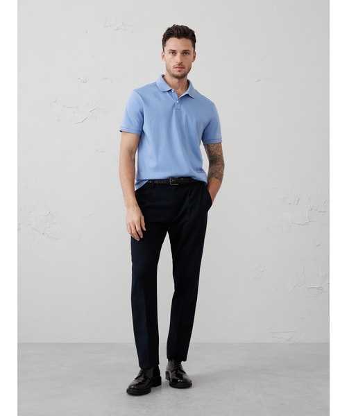 「BANANA REPUBLIC FACTORY STORE」 半袖ポロシャツ X-LARGE ブラック メンズ_画像7