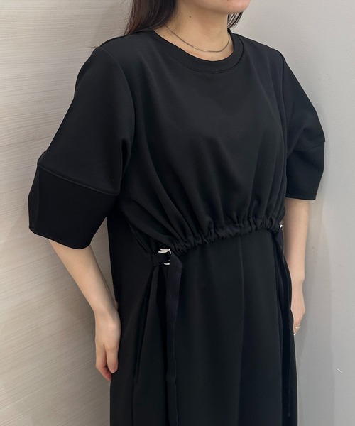 「RANAN」 半袖ワンピース M アイボリー レディース_画像5