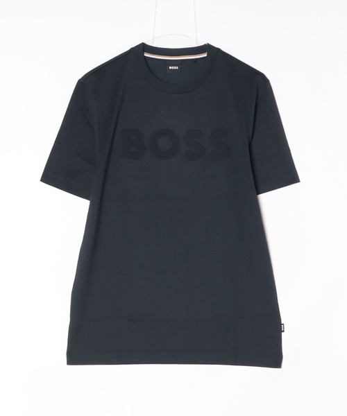 BOSS（HUGO BOSS） tシャツ コットンジャージー Tシャツ ロゴアート