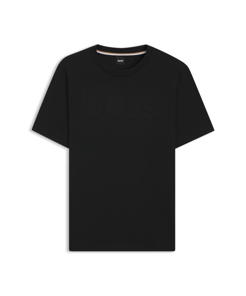 BOSS（HUGO BOSS） tシャツ コットンジャージー Tシャツ ロゴアート