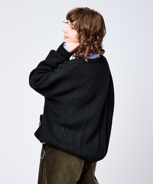 WETTEMPT セーター ニット HENRY NECK RIB KNIT /ヘンリーネック 