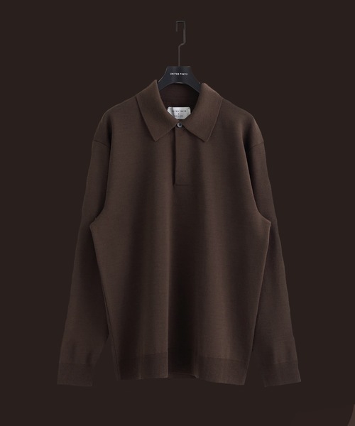 united tokyo MICRO WOOL リラックスポロ サイズ1 UNITED TOKYO（ユナイテッドトウキョウ） セーター ニット 「残り
